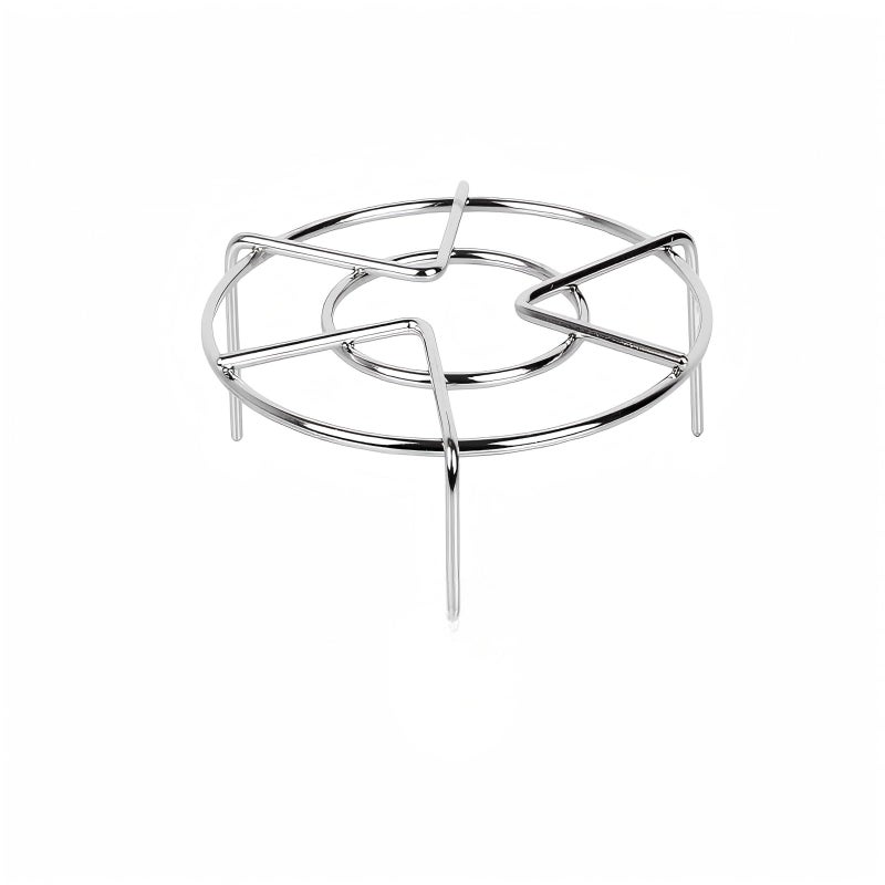 meleg otthon Steam Rack,Steaming Rack Stand,Steamer Basket,Heavy Duty Stainless Steel Metal Multi-function By Meleg Otthon (5.9" Diameter X1.2"High) - Image 1